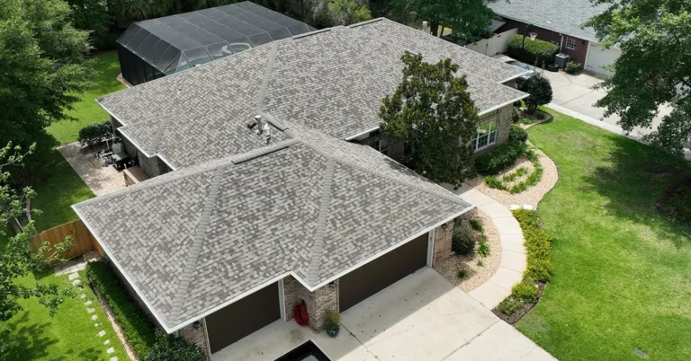 Shingle roof